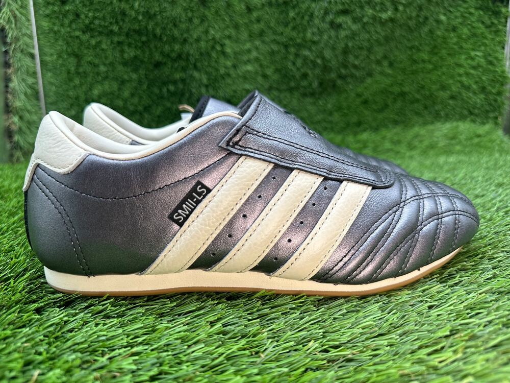 Adidas Taekwondo JS4465 Athletic Sneaker Women's 6 Black Leather Training Gym